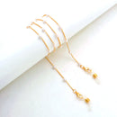 2 PCS Fashionable And Simple Pearl Eyeglass Chain With Anti Slip And Anti Dropping Eyeglass Rope