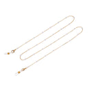 2 PCS Fashionable And Simple Pearl Eyeglass Chain With Anti Slip And Anti Dropping Eyeglass Rope