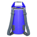 Outdoor Waterproof Dry Dual Shoulder Strap Bag Dry Sack, Capacity: 5L (Dark Blue)
