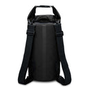 Outdoor Waterproof Dry Dual Shoulder Strap Bag Dry Sack, Capacity: 20L (Black)