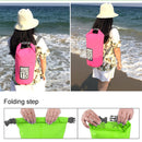 Outdoor Waterproof Dry Dual Shoulder Strap Bag Dry Sack, Capacity: 30L (Pink)