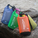 Outdoor Waterproof Dry Bag Dry Sack PVC Barrel Bag, Capacity: 2L (Yellow)