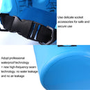 Outdoor Waterproof Single Shoulder Bag Dry Sack PVC Barrel Bag, Capacity: 10L (Orange)