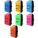 Outdoor Folding Double Shoulder Bag Dry Sack PVC Waterproof Backpack, Capacity: 25L (Dark Blue)