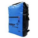 Outdoor Folding Double Shoulder Bag Dry Sack PVC Waterproof Backpack, Capacity: 25L (Dark Blue)