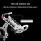 Universal Non-rotatable Aluminum Alloy Fixing Frame Motorcycle Bicycle Mobile Phone Holder (Titanium Color)