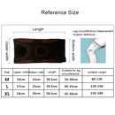 Sports High Elastic Shockproof Non-slip Silicone Knee Support Guards with Pressure Strip Size: M