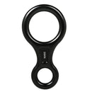 Climbing Rescue Figure 8 Descender Rappelling Gear Belay Device(Black)