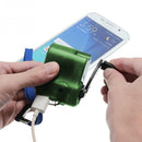 Outdoor Emergency Portable Hand Power Dynamo Hand Crank USB Charging Charger (Green)