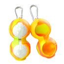 2 PCS Golf Silicone Double-ball Protective Sleeve(Colour)