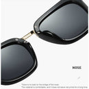 Men Fashion UV400 Polarized Sunglasses (Black + Grey)