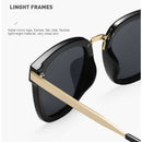 Men Fashion UV400 Polarized Sunglasses (Black + Grey)