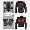 Anti-fall Armor Motocross Racing Suit Adult Shockproof Suit, Size: XL (Black)