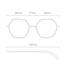 Original Xiaomi Youpin SM086-0340 TS Geometric Sunglasses(Champagne Gold)