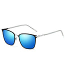 Men Fashion UV400 Square Frame Polarized Sunglasses (Gold & Black + Grey)