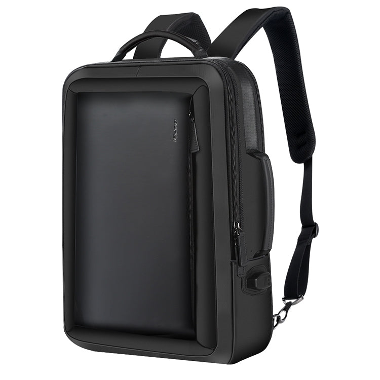 Bopai 751-006551 Large Capacity Business Casual Breathable Laptop Backpack with External USB Interface, Size: 30 x 12 x 44cm(Black)