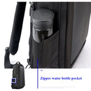 Bopai 751-006551 Large Capacity Business Casual Breathable Laptop Backpack with External USB Interface, Size: 30 x 12 x 44cm(Black)