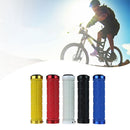 BaseCamp BC-607 1 Pair Bicycle MTB Bike Lock-on Rubber Handlebar Grips (Blue)