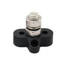 Single Heavy-Duty Terminal Studs Black M10 Bus Bar for Car / RV / Boat