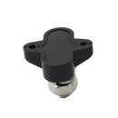 Single Heavy-Duty Terminal Studs Black M10 Bus Bar for Car / RV / Boat
