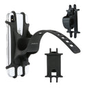 Floveme Universal Bicycle Mobile Phone Holder, Suitable for 4.0-6.3 inch Mobile Phones, For iPhone, Samsung, Huawei, Xiaomi, Lenovo, Sony, HTC and Other Smartphones(Black)