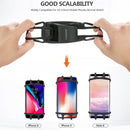 Floveme Universal Bicycle Mobile Phone Holder, Suitable for 4.0-6.3 inch Mobile Phones, For iPhone, Samsung, Huawei, Xiaomi, Lenovo, Sony, HTC and Other Smartphones(Black)