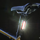 AQY-096 IPX4 Detachable USB Rechargeable Dual Color LED Bike Taillight (White & Red)