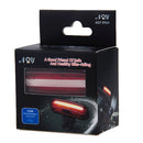 AQY-096 IPX4 Detachable USB Rechargeable Dual Color LED Bike Taillight (Blue & Red)