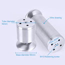 5 PCS Stainless Steel Wire Drawing Thickened Column Sofa Furniture Cabinet Foot, Height: 60mm