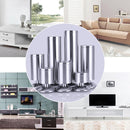 5 PCS Stainless Steel Wire Drawing Thickened Column Sofa Furniture Cabinet Foot, Height: 60mm