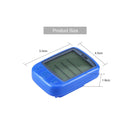 SUNDING 563C Bike Bicycle Waterproof Wireless LCD Screen Luminous Mileage Speedometer Odometer, English Version (Black)