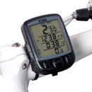SUNDING 563C Bike Bicycle Waterproof Wireless LCD Screen Luminous Mileage Speedometer Odometer, English Version (Black)