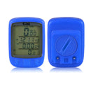 SUNDING 563C Bike Bicycle Waterproof Wireless LCD Screen Luminous Mileage Speedometer Odometer, English Version (Blue)