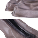 Fashion PVC Non-slip Waterproof Thick-soled Shoe Cover Size: L(White)
