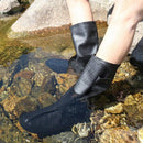 High Tube Rainproof Snowproof Adult Shoe Cover Size: XL(Black)
