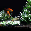 Artificial Tree Plant Grass Figurines Miniatures Aquarium Fish Tank Landscape, Small Size: 9.0 x 13.0cm