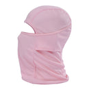 Balaclava Style Unisex Elastic Biking Head Mask(Pink)
