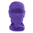 Balaclava Style Unisex Elastic Biking Head Mask(Purple)