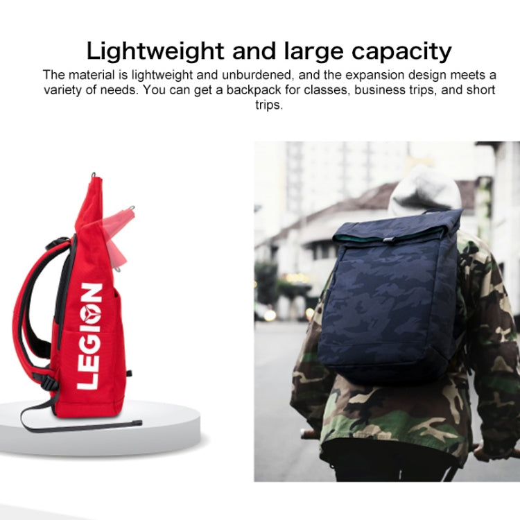 Lenovo LEGION C1 Multi-function Backpack Shoulders Bag for 15.6 inch Laptop / Y7000 / Y7000P (Blue)