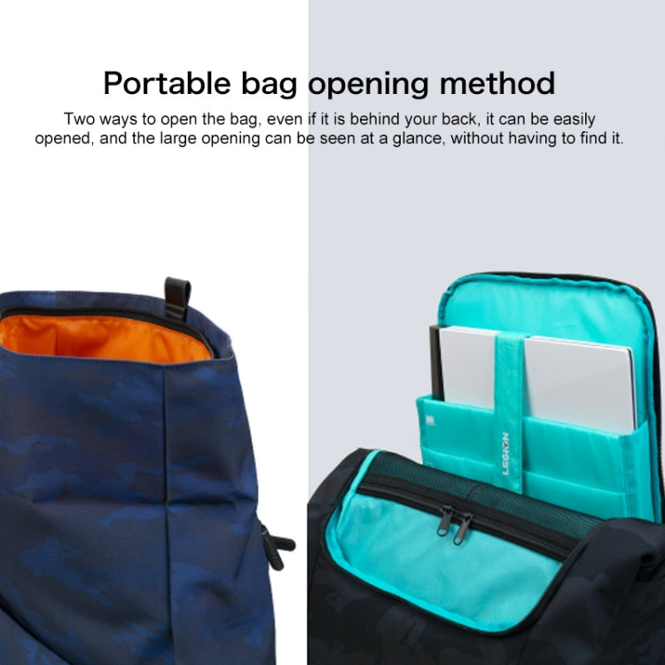 Lenovo LEGION C1 Multi-function Backpack Shoulders Bag for 15.6 inch Laptop / Y7000 / Y7000P (Blue)