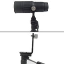 Datyson 5P0008 Telescope Tripod Connector All Metal L-shaped Adapter Adapter Bracket(Black)