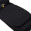 1 PC Beehive Shaped Sports Collision-resistant Lycra Elastic Knee Support Guard, Short Version, Size: L(Black)