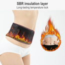 2 PCS 007 Self-heating Lumbar Support Warm Magnetic Therapy Self-heating Waist Protective Belt Protector (Black)