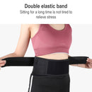 2 PCS 007 Self-heating Lumbar Support Warm Magnetic Therapy Self-heating Waist Protective Belt Protector (Black)