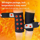 2 PCS 035 Self-heating Knee Pads Adjustable Magnetic Knee Pads (Black)