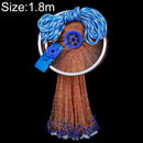 360 Help Throw Tire Cords Fishing Net, Height: 1.8m