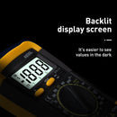 ANENG A830L Handheld Multimeter Household Electrical Instrument(Yellow Blue)