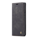 CaseMe-013 Multifunctional Retro Frosted Horizontal Flip Leather Case for OnePlus 7 Pro, with Card Slot & Holder & Zipper Wallet & Photo Frame(Black)
