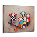 1 Pc Children's Drawings Printing Oil Painting Home Decration Hot