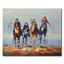 1 pcs Perfect Oil painting Sword and horse Painting Home Decoration 20*24 New